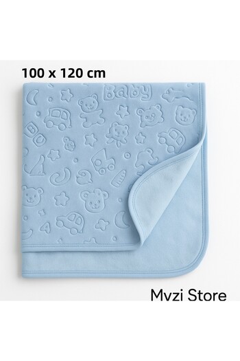 MYZİ STORE Baby Kids Newborn Blanket - (100X120 Cm, 100% Cotton – Skin-Friendly)