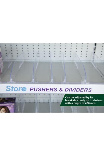 Store Shelf Intermediate Divider 6cm (10 Pieces)-t