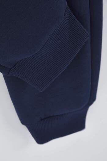 Trendyol Collection Navy Blue Regular/Normal Cut Letter Embroidered Jogger Sweatpants Tmnaw24Ea00014