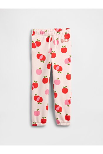 GAP Kız Bebek Açık Pembe Relaxed Logo Pull-On Jogger Eşofman Altı