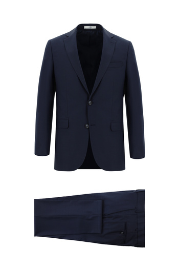 Abdullah Kiğılı Regular Fit Wool Classic Plaid Suit