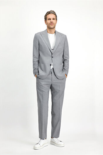 Kiğılı Regular Fit Striped Suit