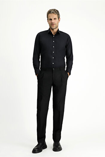 Kiğılı Slim Fit Slim Fit Lycra Pleated Classic Fabric Trousers