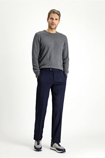 Kiğılı Regular Fit Lycra Classic Fabric Trousers