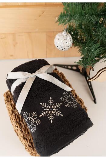 Baveno Cotton 2-Piece Modern & Stylish Design Gift Towel Set