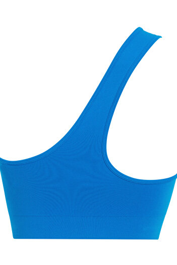 Calvin Klein Mavi Kadın Bikini Üst ONE SHOULDER BRALETTE KW0KW02313CZ