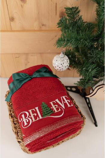 Baveno Cotton 2-Piece Modern & Stylish Design Gift Towel Set