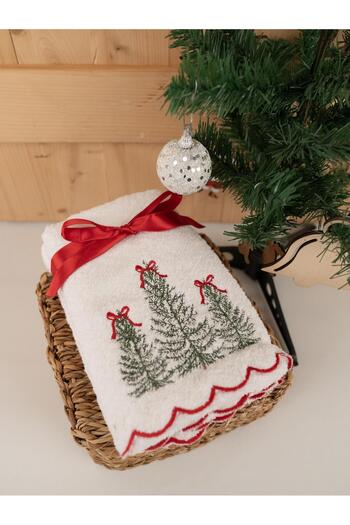 Baveno Cotton 2-Piece Modern & Stylish Design Gift Towel Set