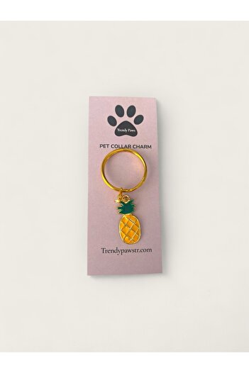 TRENDY PAWS Cat & Dog Collar Charm / Accessory Pineapple