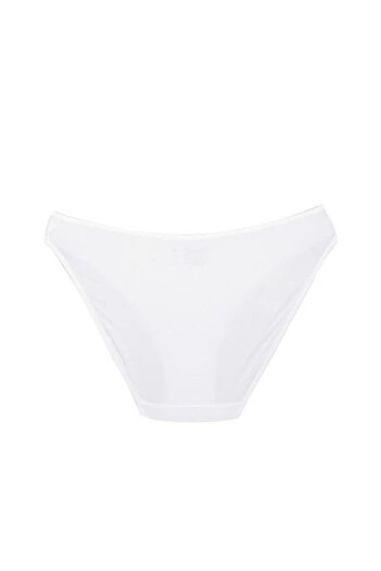 buHillco Kom Basic White Bikini Women's Panties 2-Pack