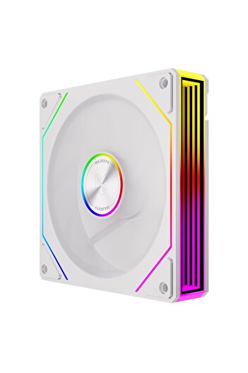 majesty Infinity 120mm ARGB Cooling Fan – 1800RPM, PWM Control, Hydraulic Bearing, White - Direct