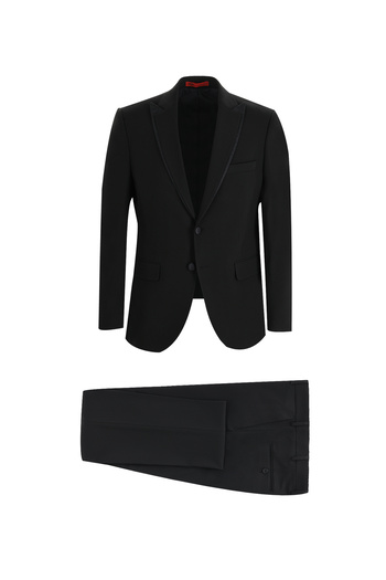 Kiğılı Pointed Collar Slim Fit Tuxedo - Slim Fit Groom Suit