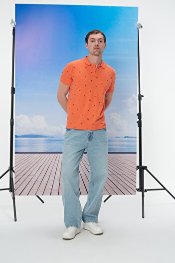 Loft Ανδρικό μπράτσο πόλο Regular Fit