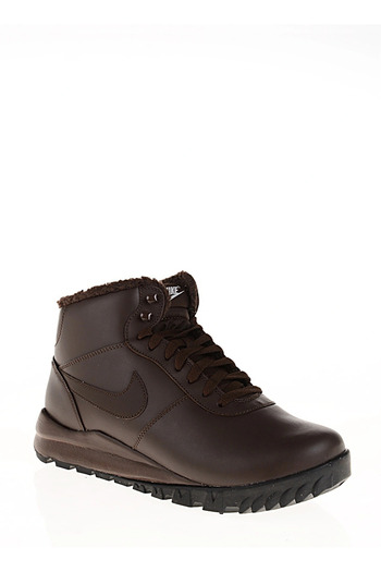 Nike Hoodland Leather Чоловічі вуличні черевики Коричневі