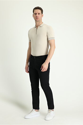 Kiğılı Regular Fit Lycra Canvas / Chino Pants