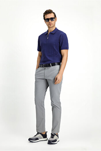 Kiğılı Regular Fit Lycra Canvas / Chino Pants