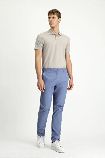 Kiğılı Regular Fit Lycra Canvas / Chino Pants