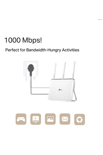 TP-LINK Tl-pa7017p Kıt Av1000 Gigabit Powerline Menzil Genişletici