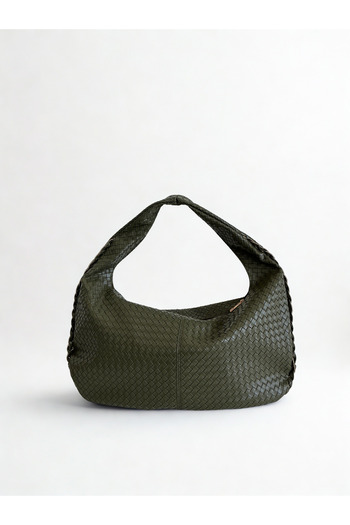 yako Milano Knitted Pattern Women's Shoulder Bag