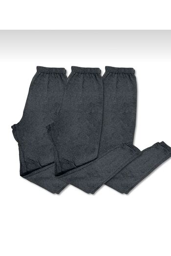 Oyga Anthracite Unisex Comfortable Winter Underwear - Pants and Pajamas Clothing