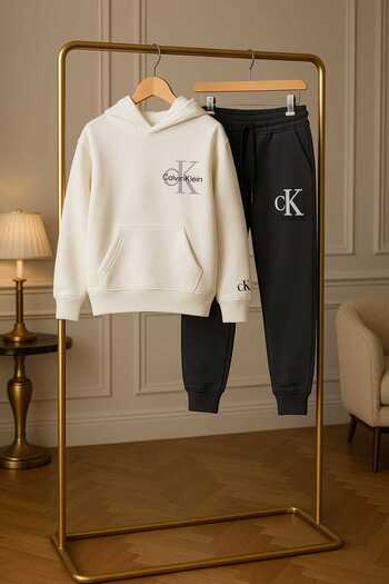 morpembej kadın erkek çocuk New Season Hooded Bottom Top Set