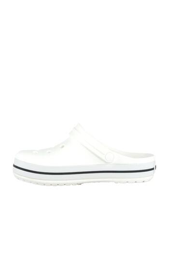 Crocs شبشب كروكباند للجنسين باللون الأبيض 11016-100