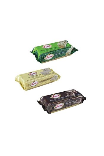 Seyidoğlu Tahin Helva 3-Pack (Plain, Cocoa, Pistachio) 500 g