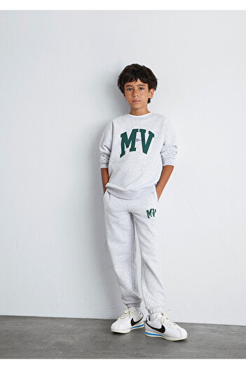 Mavi Mv Printed Gray Sweatpants 6010010-88467