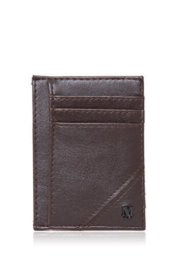 Mavi Brauner Kartenhalter mit Siegellogo 091863-70230
