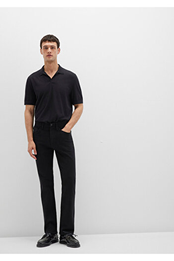 Mavi 177 Schwarze Komfort-Jeanshose 0017783046