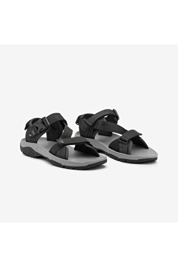 Decathlon Quechua Erkek Outdoor Sandalet - Koyu Gri - Nh500