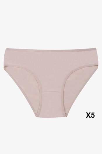 koza iç giyim Women's 5-Piece Lycra Panties