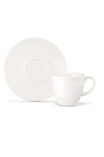 Madame Coco Soleil Kaffeetassen-Set für 2 - Weiß - 90 ml
