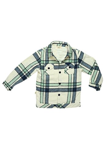Casabony Plaid Thick Plush Lined Boys' Shirt