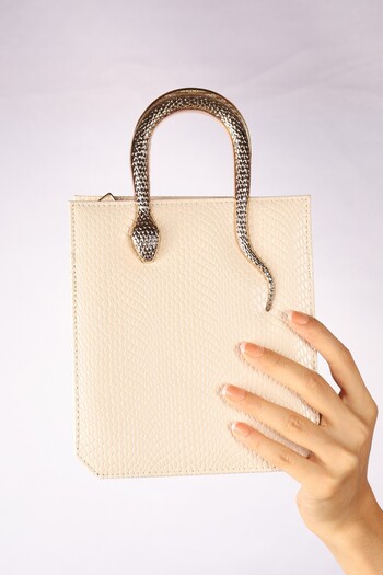 weem bag Elysara Eb0143 |   Pythons Glowing Snake Handle Portfolio Bag