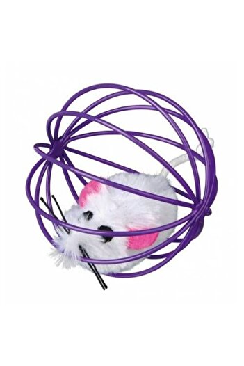 Trixie Plush Mouse with Cat Toy Ball Inside 6cm