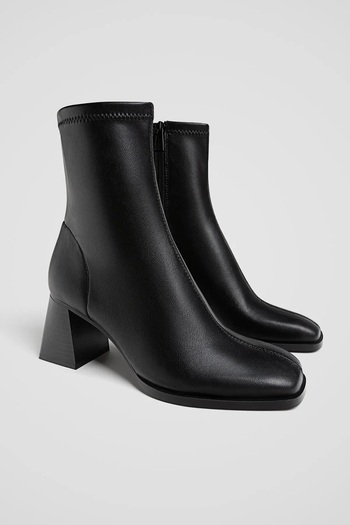 DUXAL SHOES Stretch μεσαίου μήκους μπότες με τακούνι