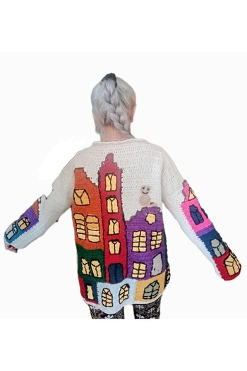 El örgüsü Ydr Design Cardigan