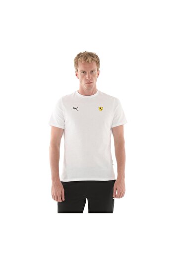 Puma 632789-04 Ferrari Sportswear Car g Tee Men's T-Shirt White