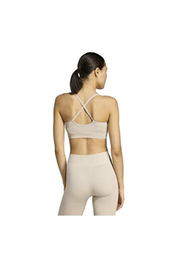 adidas JX3897-K Γυναικείο σουτιέν We Knıt Ls Bra B &amp; στιγμιότυπο Σ &amp; uuml;tl &amp; Καφές