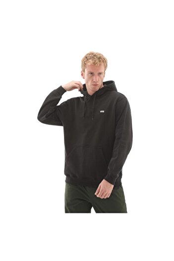 Vans 000P21Blk1-R Left Chest Ii Loose Po Men's Sweatshirt Black