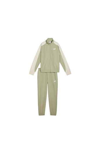 Puma 688163-82 Woven Tracksuit Women's Tracksuit Set Green