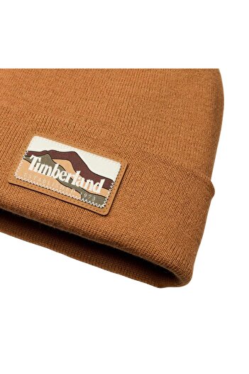 Timberland B0A663T2311-R Mountain Patch Beanie Men's Coffee