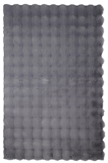 Prizma Smoked Non-Slip Bubble Single Washable Bathroom Rug - Mat (75X110)