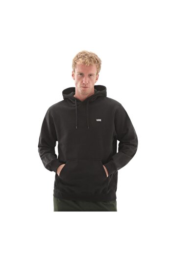 Vans 000P21Blk1-R Left Chest Ii Loose Po Men's Sweatshirt Black