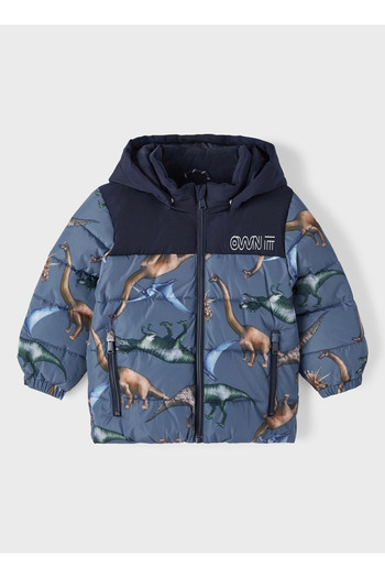 name ıt Mavi Erkek Çocuk Mont NMMMEDOW03 JACKET DINO DREAM FO