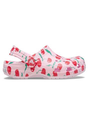 Crocs 211170-6ZW Classic Fructe Proaspete Clog T &amp; Ccedil;Papuci pentru copii roz