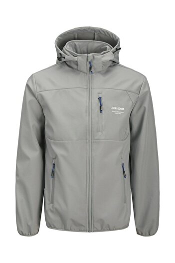 Jack & Jones Erkek Gri Jjtheo Softshell Jacket Ceket 12269407-Ultimateg