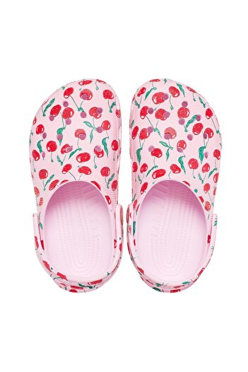 Crocs 211020-6ZW Classic Fructe Proaspete Clog K &amp; Ccedil;Papuci pentru copii roz