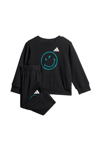 adidas Jn2151-B X Smileyworld Jogger Baby Tracksuit Set Black